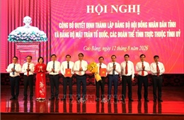 Tỉnh đầu tiên thành lập đồng thời hai Đảng bộ theo Quy định mới