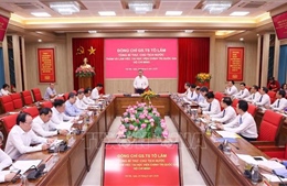 Tổng Bí thư, Chủ tịch nước thăm và làm việc tại Học viện Chính trị Quốc gia Hồ Chí Minh