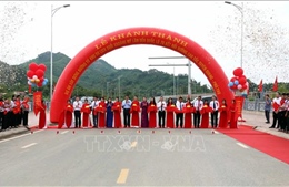 Khánh thành tuyến đường gần 500 tỷ đồng kết nối khu du lịch với cao tốc Tuyên Quang - Phú Thọ