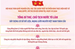 Tổng Bí thư, Chủ tịch nước Tô Lâm: Xây dựng cơ sở dữ liệu, mạng lưới người Việt Nam toàn cầu