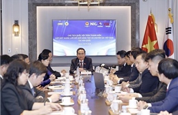 Chủ tịch Quốc hội gặp mặt thành viên Mạng lưới Đổi mới sáng tạo và chuyên gia Việt Nam tại Hàn Quốc