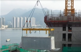 Công nghệ lắp ghép căn hộ cao tầng độc đáo ở Hong Kong