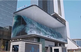 Xem sóng biển 3D vỗ giữa lòng thủ đô Seoul