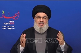 Thủ lĩnh Hezbollah kêu gọi quốc tế gây áp lực với Mỹ