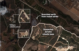 Rocket của Hamas từng rơi trúng căn cứ nghi chứa tên lửa hạt nhân của Israel