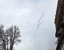 Xảy ra một loạt vụ nổ ở thủ đô Kiev của Ukraine
