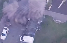 Video khoảnh khắc ô tô trong khu dân cư bất ngờ phát nổ ở Moskva