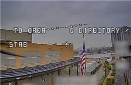 Video UAV 'luồn lách' trong khuôn viên Đại sứ quán Mỹ tại Iraq