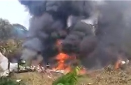 Video khoảnh khắc cuối cùng của máy bay quân sự Colombia trước khi rơi