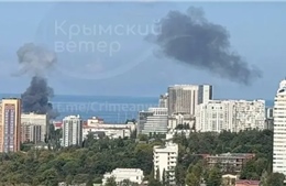 Video tàu của Nga ở Sochi bị Ukraine tấn công