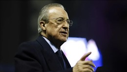 COVID-19: Chủ tịch Florentino Perez của Real Madrid dương tính