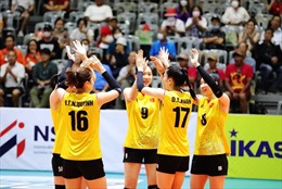 Tuyển bóng chuyền nữ Việt Nam chốt đội hình thi đấu vòng bảng 2 giải châu Á