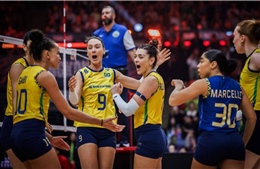 Hạ Nhật Bản sau 5 set, Brazil giành hạng 3