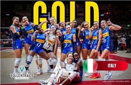 Đội tuyển Italy xứng danh ngôi "vương hậu” bóng chuyền nữ thế giới