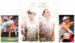 Ashleigh Barty - Karolina Pliskova: Wimbledon chào đón ‘Nữ hoàng’ mới