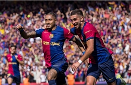 Đánh bại Real ở trận siêu kinh điển, Barcelona tiến sát ngôi vương La Liga