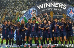 Ngược dòng &#39;kinh điển’, PSG đoạt Siêu cúp châu Âu