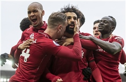 Salah lập ‘siêu phẩm’, Liverpool trở lại ngôi đầu