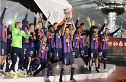 Đánh bại Real, Barcelona đoạt Siêu cúp Tây Ban Nha 2022 - 2023