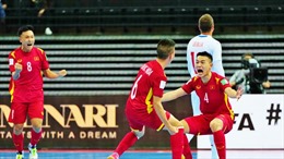 Cập nhật lịch thi đấu tuyển futsal Việt Nam vòng 1/8 FIFA Futsal World Cup 2021