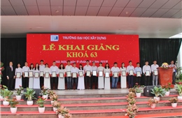 Hơn 3.200 sinh viên Khóa 63 dự lễ khai giảng Trường Đại học Xây dựng