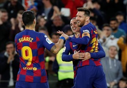 Barcelona vô địch lượt đi La Liga 2019 - 2020