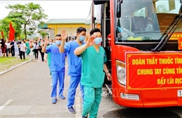 Đã có 4 địa phương cử lực lượng y tế hỗ trợ tâm dịch Bắc Giang