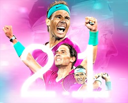 Vô địch Australia mở rộng 2022, Nadal lập kỳ tích 21 Grand Slam