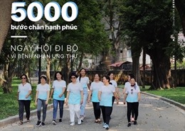 5.000 bước đồng hành để người ung thư không phải ‘chiến đấu’ một mình