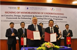 Singapore hợp tác triển khai khung chương trình CDIO cho 5 trường Đại học kỹ thuật hàng đầu Việt Nam
