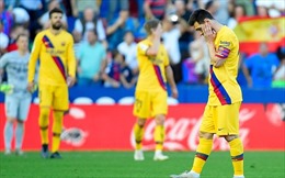 Real Madrid lỡ bước trong ngày Barcelona thua thảm