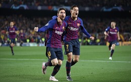 Messi lập cú đúp, Barca loại MU khỏi Champions League