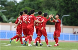 Đức Chinh tỏa sáng, U22 Việt Nam dẫn trước U22 Brunei 2-0 trong hiệp 1