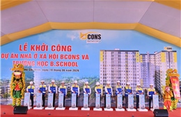Khởi công Dự án Nhà ở xã hội Bcons và Trường học B.School