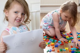 Bé gái 3 tuổi thông minh hơn cả thiên tài Albert Einstein