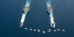 Khoe sức mạnh tàu sân bay, Mỹ ‘bắn’ tín hiệu đến Nga, Trung Quốc