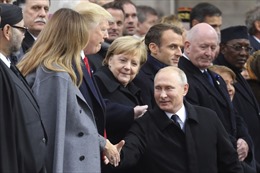Tổng thống Trump ăn trưa, thảo luận cùng ba nhà lãnh đạo Nga, Pháp, Đức