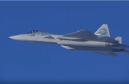 Lộ video ‘siêu phẩm’ Su-57 Nga lần đầu tác chiến tại Syria