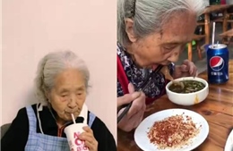Cụ bà 98 tuổi nổi tiếng mạng xã hội vì ăn uống vô tư như giới trẻ