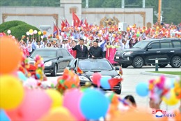Toàn cảnh chuyến thăm Triều Tiên của Chủ tịch Trung Quốc Tập Cận Bình qua ảnh