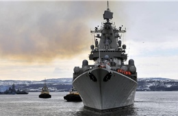 Tàu chiến Hạm đội Phương Bắc của Nga tiến vào Địa Trung Hải