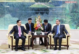 Ủy viên Quốc vụ Trung Quốc tiếp Thứ trưởng Ngoại giao Việt Nam