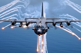 Video cường kích AC-130 Mỹ bắn đạn thật ngoài khơi Iran