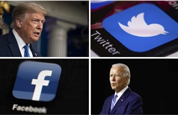 Tổng thống Trump bỏ xa đối thủ Biden trên &#39;mặt trận&#39; mạng xã hội