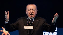 Tổng thống Thổ Nhĩ Kỳ tuyên bố &#39;không hoan nghênh&#39; 10 đại sứ nước ngoài