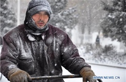 Không khí lạnh khiến miền Bắc Trung Quốc buốt cóng -46,9 độ C