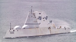 Tàu khu trục tàng hình mới của Hải quân Mỹ lộ màu rỉ sét