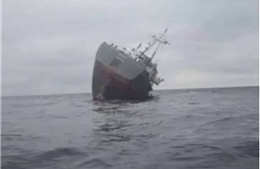Tàu hàng Estonia trúng thủy lôi, chìm ngoài khơi Ukraine