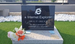 Bia mộ Internet Explorer gây sốt tại Hàn Quốc