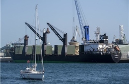 Tàu hàng chở 7.000 tấn ngũ cốc rời cảng Ukraine